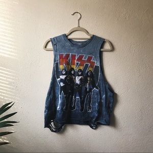 Vintage Kiss band tee